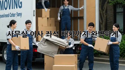 사무실 이사? 좌석 배치까지 완벽하게!